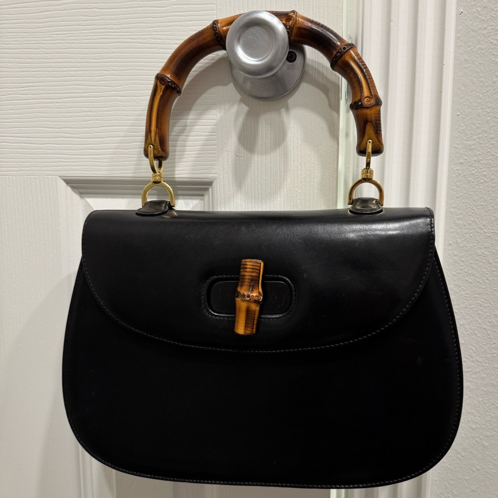 Vintage Gucci Bamboo Handle Bag